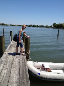 A backpack full of supplies from the local market. Grocery restocking without a car is interesting!
