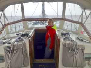 Ready for a little squall tucked under the dodger.