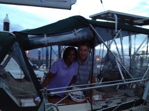 Jim and Vanessa on Wind Runner