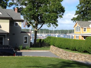 Homes with harbor views . . . 