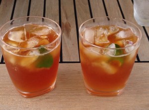 The reward for a clean boat? "Dark and Stormies"!