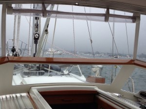 I think this is a picture of the harbor at Block Island! Unfortunately, it looked like this quite a lot. I think I shall write a new bluegrass tune called "Foggy Harbor Breakdown."