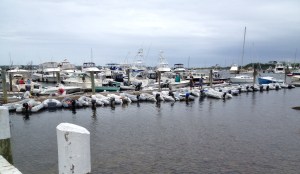 Oh . . . that's why. This is parking lot  of a dinghy dock - and this wasn't even that crowded! A popular spot.