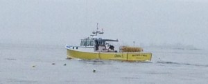 A common sight in these parts . . . lobster boats!