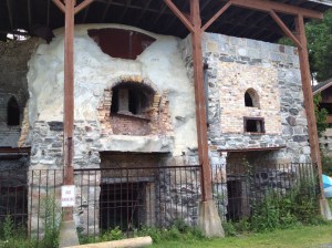 These are old lime kilns, one of the big industries in Maine in the past.