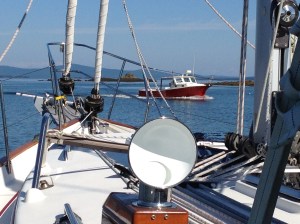Leaving Pulpit Harbor on a spectacular morning after a stormy day.