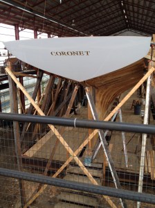 The Coronet under restoration