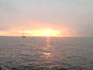 Sunset after the storm. All's well that ends well.