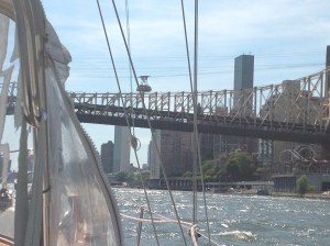 Look closely - there's a tram going across the bottom of the bridge!