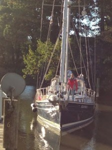 Leaving Annapolis . . . again.