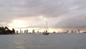 The view in Sunset Lake