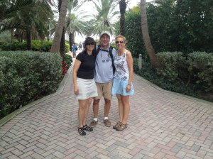 Walking around South Beach for the afternoon.