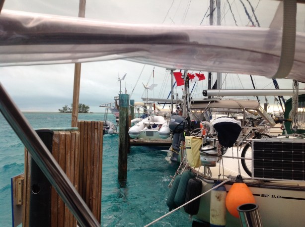 Parked at Brown's Marina.