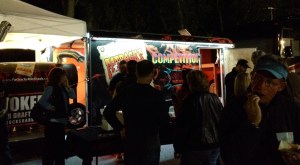 And this was the most professional looking outfit around. They had the customized RV and everything . . .  looked like a traveling rock band.