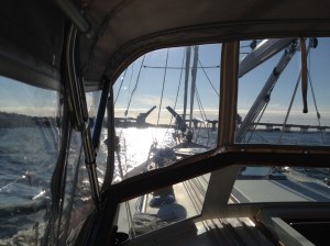 The last bridge before our stop in Daytona.