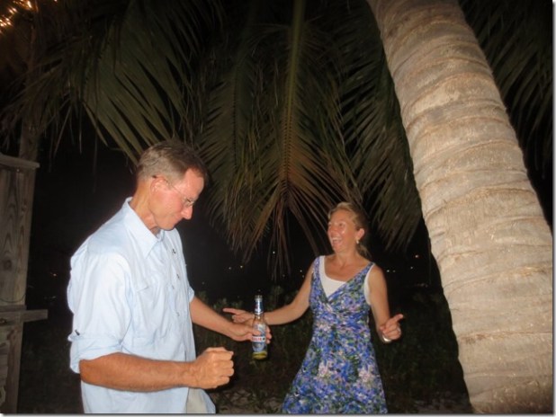 Do not adjust your set . . . you see correctly. That is Frank dancing with me!