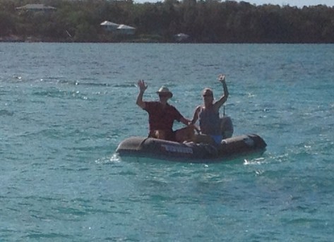 Michele and Al from Kindred Spirit welcoming us to the harbor
