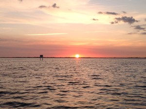 And we were rewarded with a beautiful sunrise!