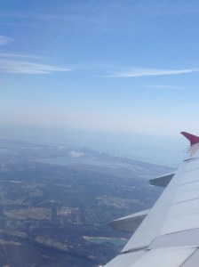 And here we are flying . . . again.