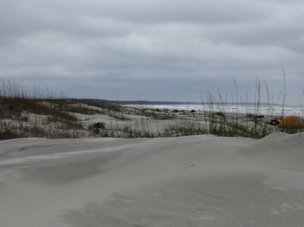 The beaches were wide open and stunning.