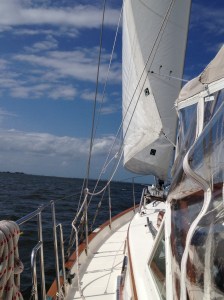 A nice day of motor sailing on the ICW!