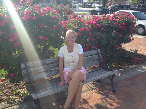 The roses are blooming in Elizabeth City.