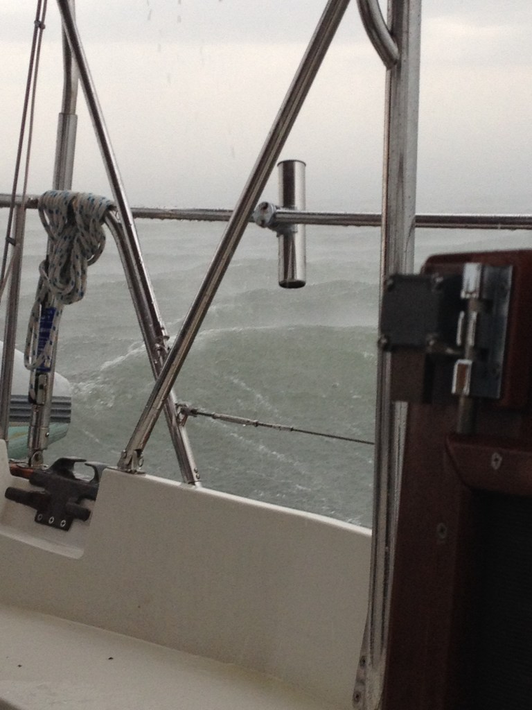 Don't often see real waves in the bay.