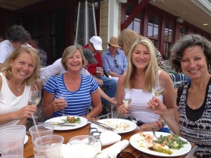 I hung out with friends . . . 