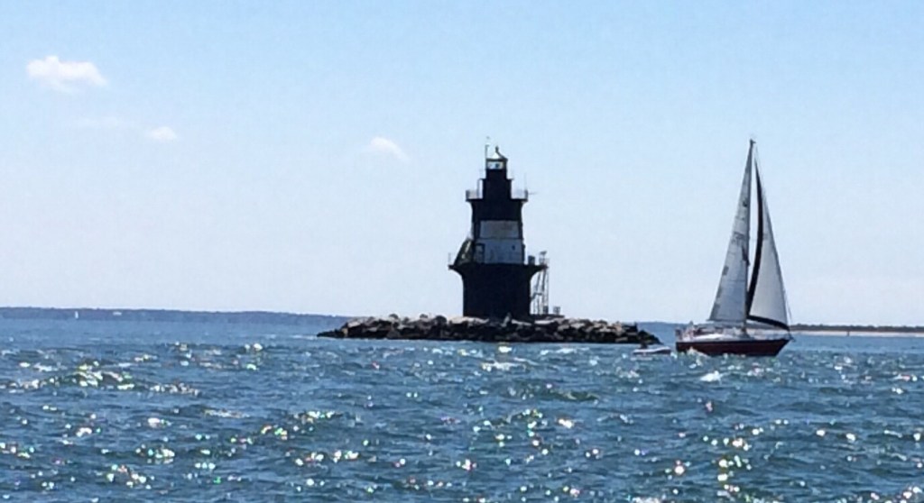 Rounding Orient Point at Plum Gut.