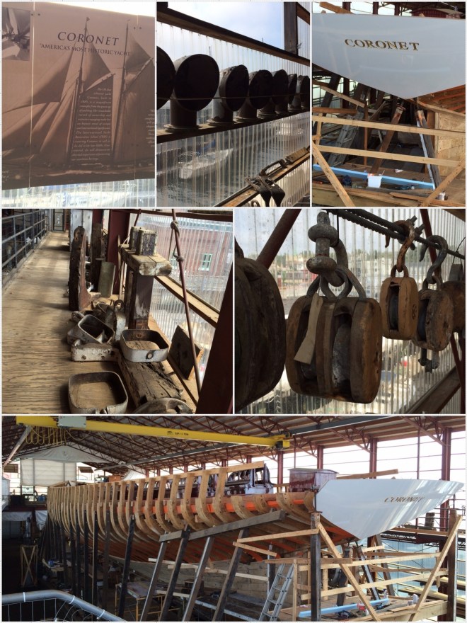 Work on the Coronet is slow and deliberate. Everything that was found on the yacht has been carefully saved and tagged to put back in the vessel later.